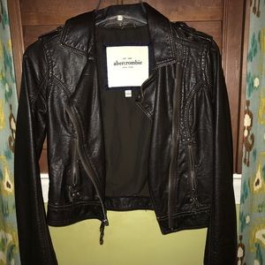 Faux leather jacket